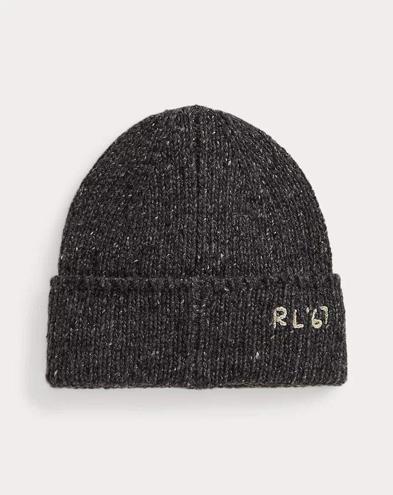 Intarsia-Knit Merino-Wool-Blend Beanie