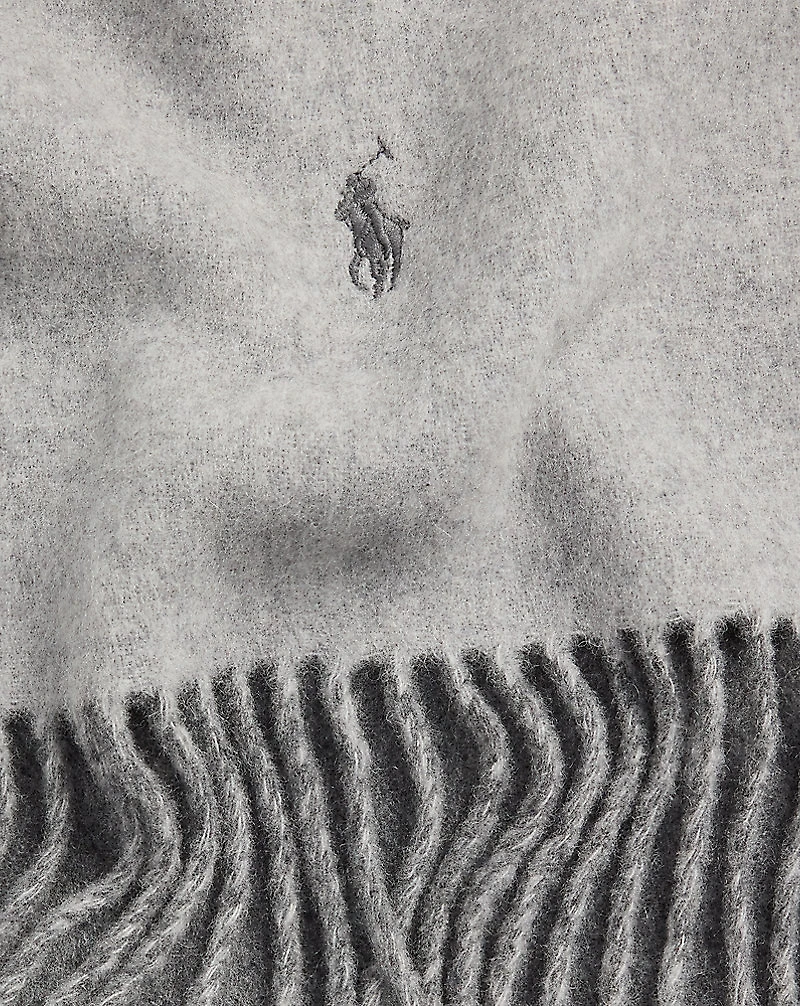 Reversible Wool-Cashmere Scarf