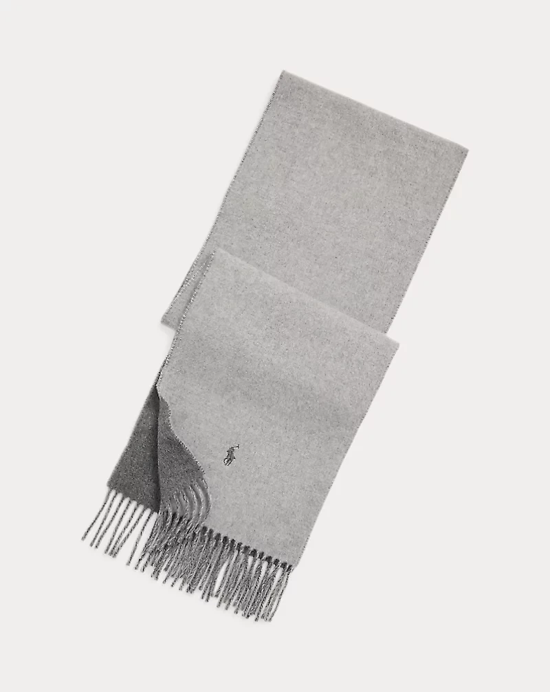 Reversible Wool-Cashmere Scarf