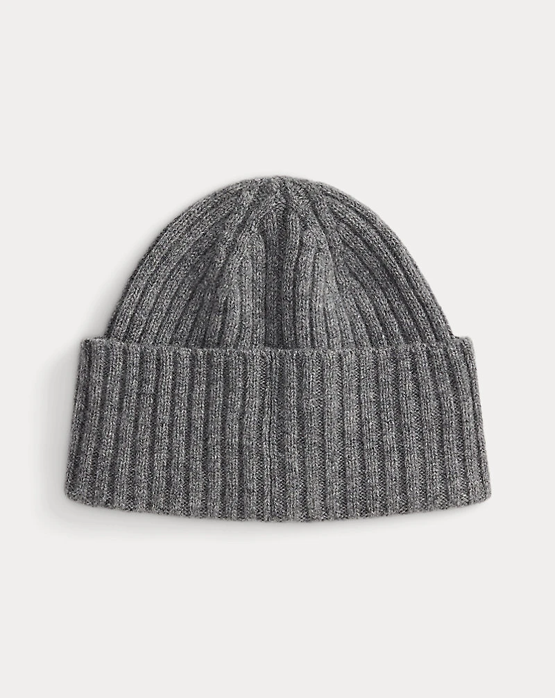 Merino Wool Rib-Knit Watch Cap