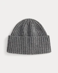 Merino Wool Rib-Knit Watch Cap