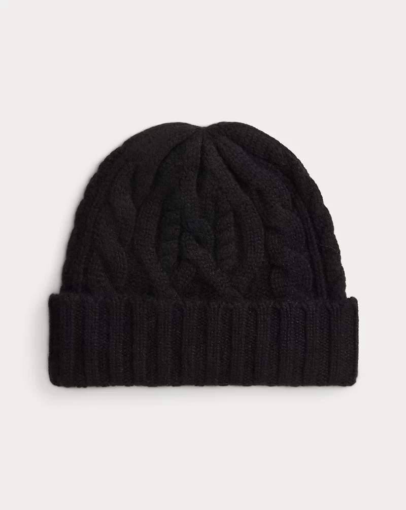 Cable-Knit Wool-Cashmere Beanie