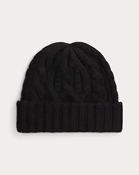 Cable-Knit Wool-Cashmere Beanie
