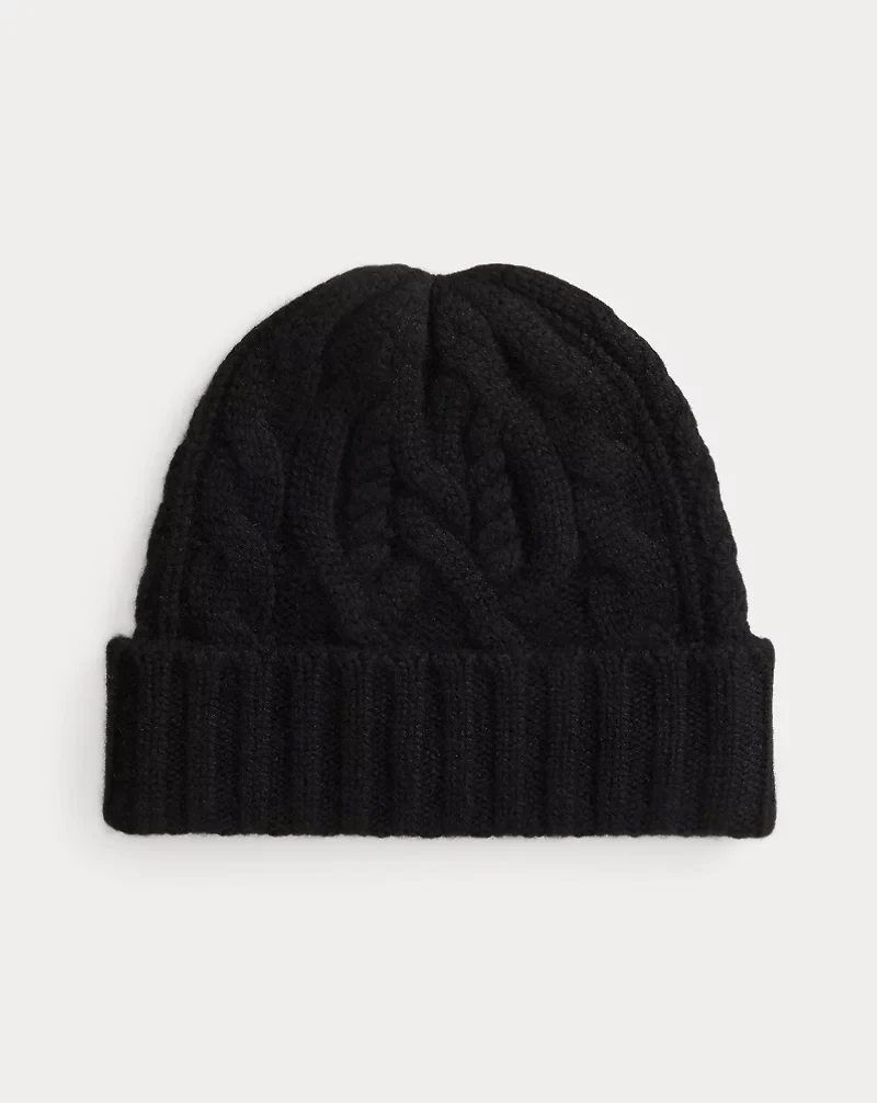 Cable-Knit Wool-Cashmere Beanie
