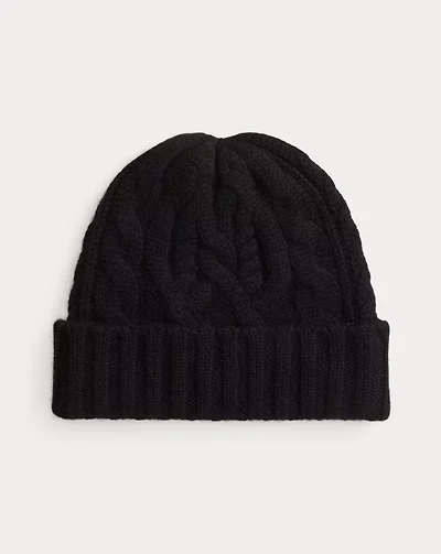 Cable-Knit Wool-Cashmere Beanie