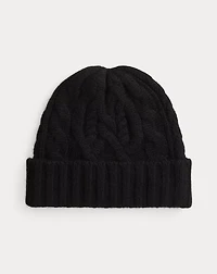 Cable-Knit Wool-Cashmere Beanie