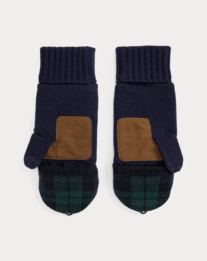 Wool-Blend Convertible Touch Gloves