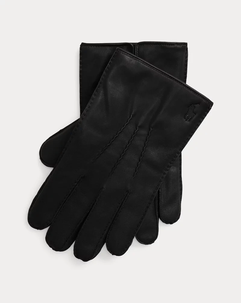 Cashmere-Lined Sheepskin Touch Gloves