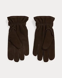 Cashmere-Lined Suede Gloves