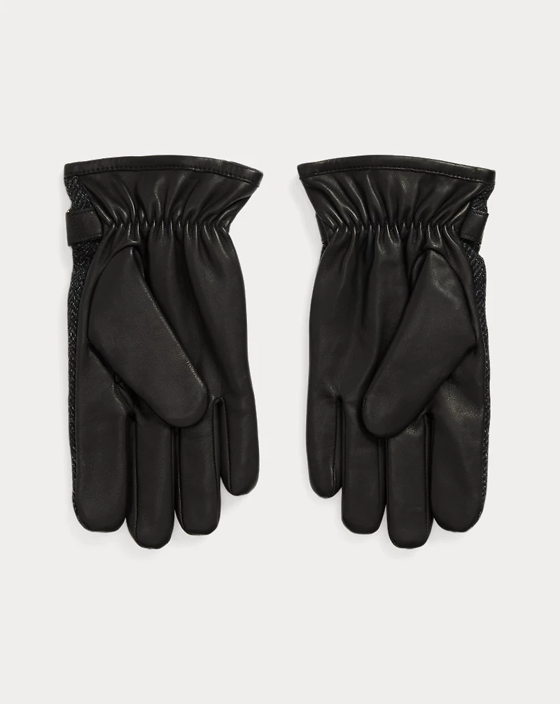 Cashmere-Lined Wool & Sheepskin Gloves