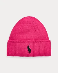 Pink Pony Merino Wool Beanie