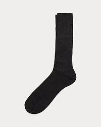 Ribbed Merino Wool-Blend Dress Socks