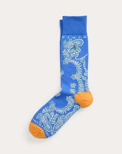 Bandanna-Motif Trouser Socks