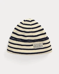Striped Linen-Cotton Watch Cap