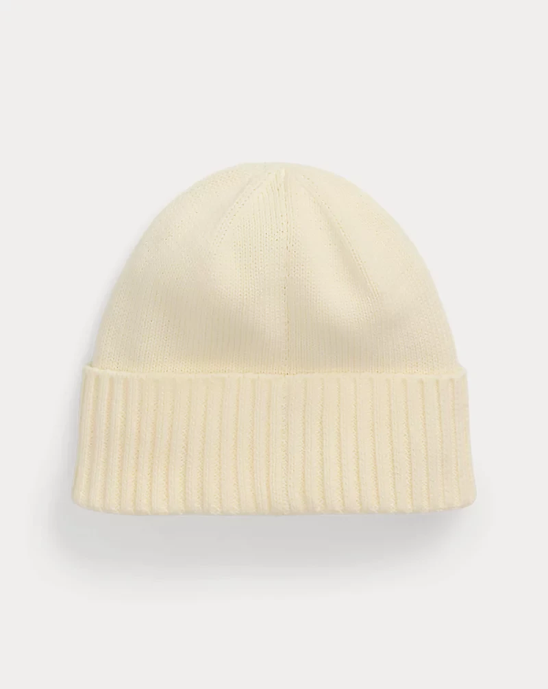 Polo Bear Cotton Beanie