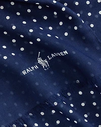 Oversize Polka-Dot Scarf