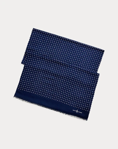 Oversize Polka-Dot Scarf