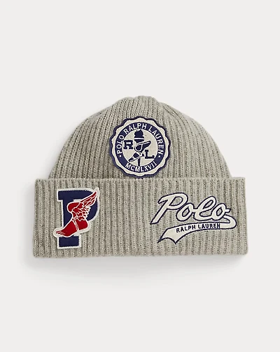 Logo-Patch Wool-Blend Watch Cap