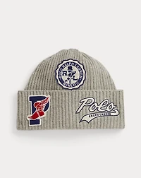 Logo-Patch Wool-Blend Watch Cap