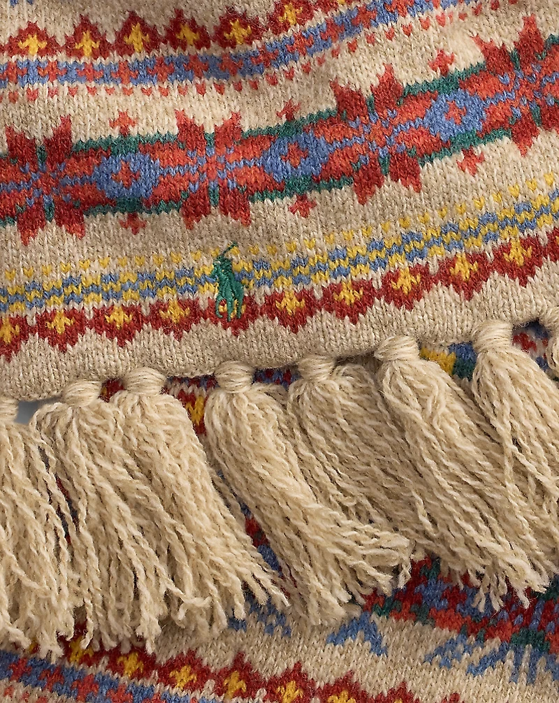 Fringe Fair Isle Scarf