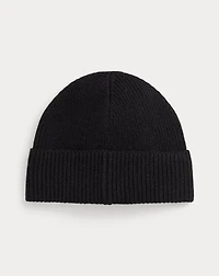 Polo Bear Rib-Knit Beanie