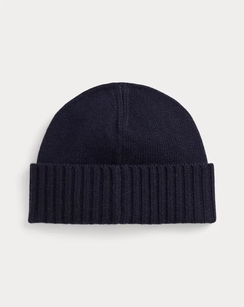 Flag-Intarsia Wool-Blend Beanie