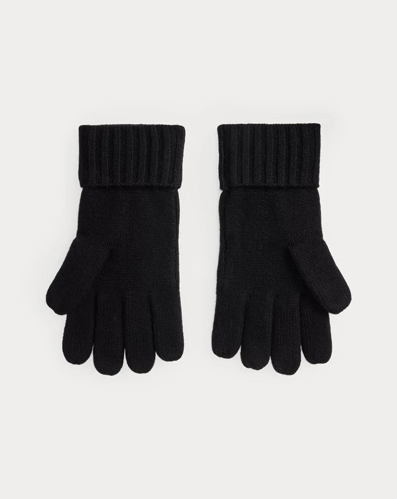 Cable-Knit Wool-Cashmere Gloves