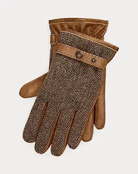 Cashmere-Lined Wool & Sheepskin Gloves