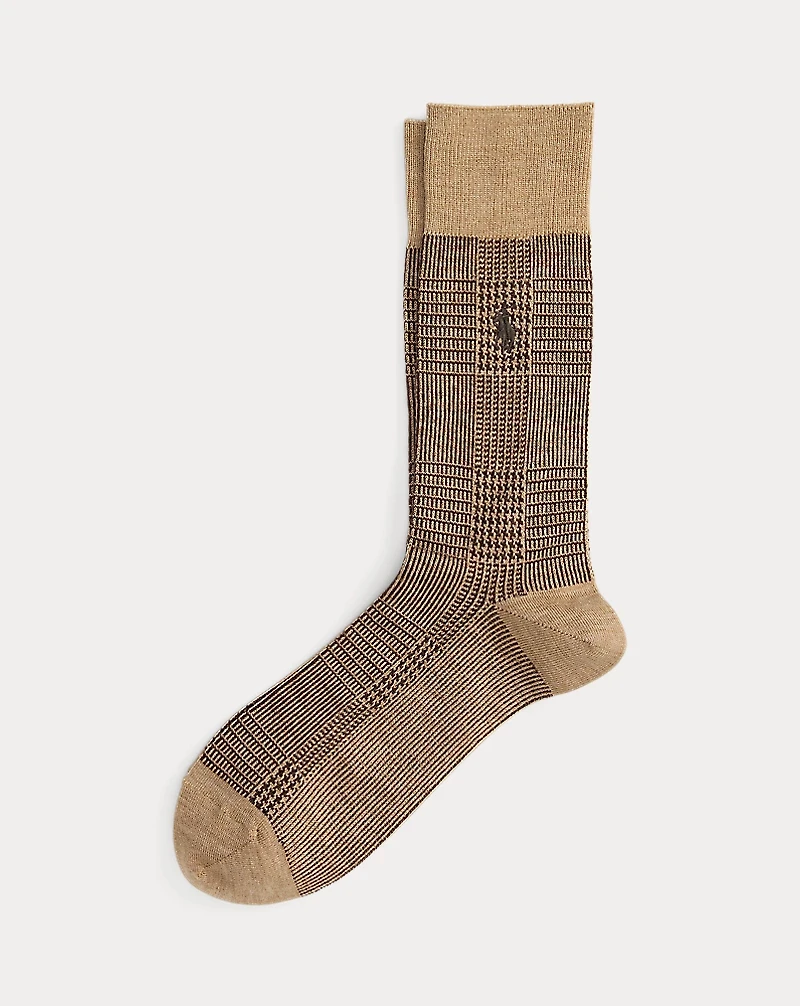 Glen Plaid Trouser Socks