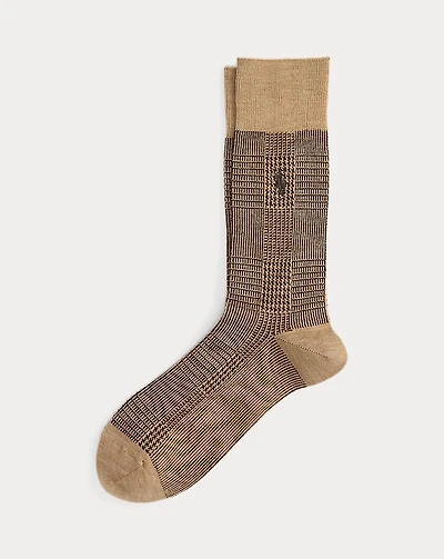 Glen Plaid Trouser Socks