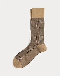 Glen Plaid Trouser Socks