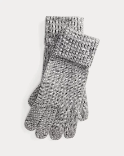 Wool-Cashmere Touch-Screen Gloves