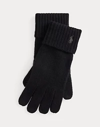 Wool-Cashmere Touch-Screen Gloves