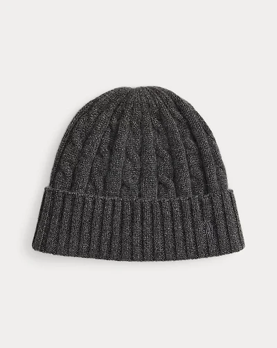 Cable-Knit Cashmere Beanie