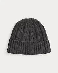 Cable-Knit Cashmere Beanie