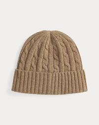 Cable-Knit Cashmere Beanie
