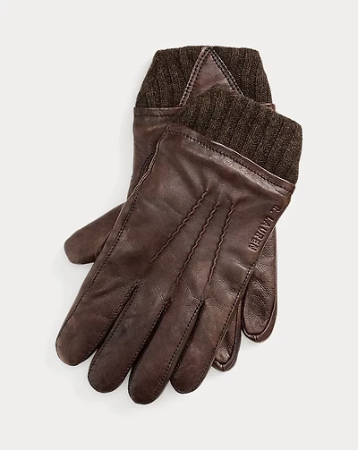 Insulated Burnished Sheepskin Gloves