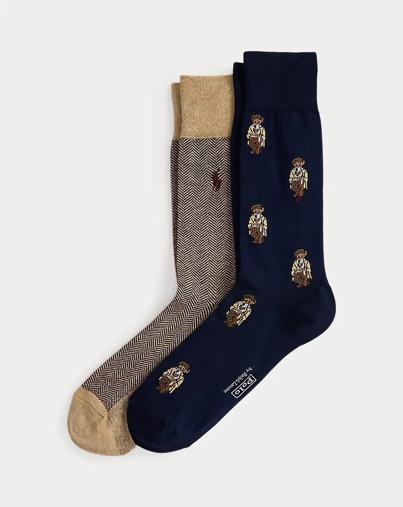 Polo Bear Trouser Sock 2-Pack