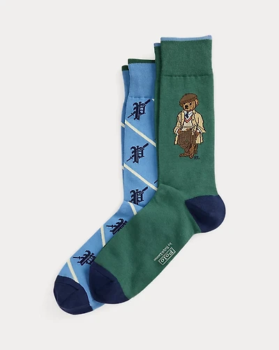 Polo Bear Trouser Sock 2-Pack
