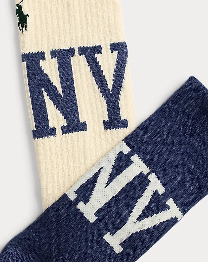 Cotton-Blend Crew Sock 3-Pack