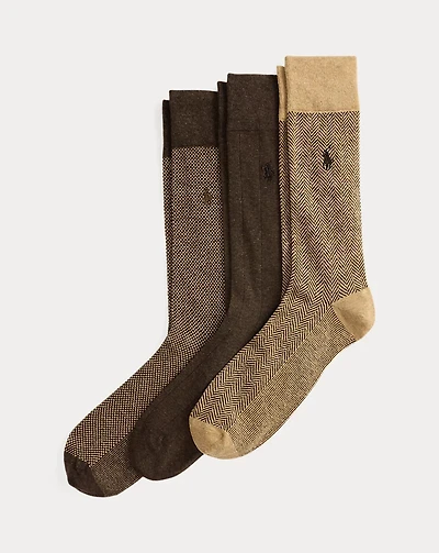 Patterned Trouser Sock 3-Pack