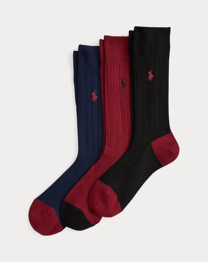 Ribbed Trouser Sock 3-Pack