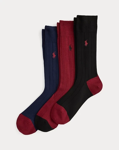 Ribbed Trouser Sock 3-Pack