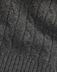 Cable-Knit Cashmere Scarf