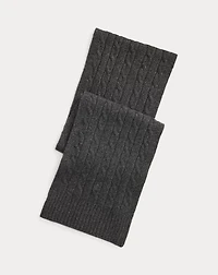 Cable-Knit Cashmere Scarf