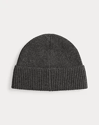 Polo Bear Rib-Knit Beanie