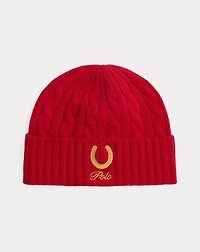 Lunar New Year Cable-Knit Wool Beanie
