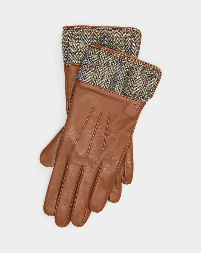 Wool Tweed & Sheepskin Gloves