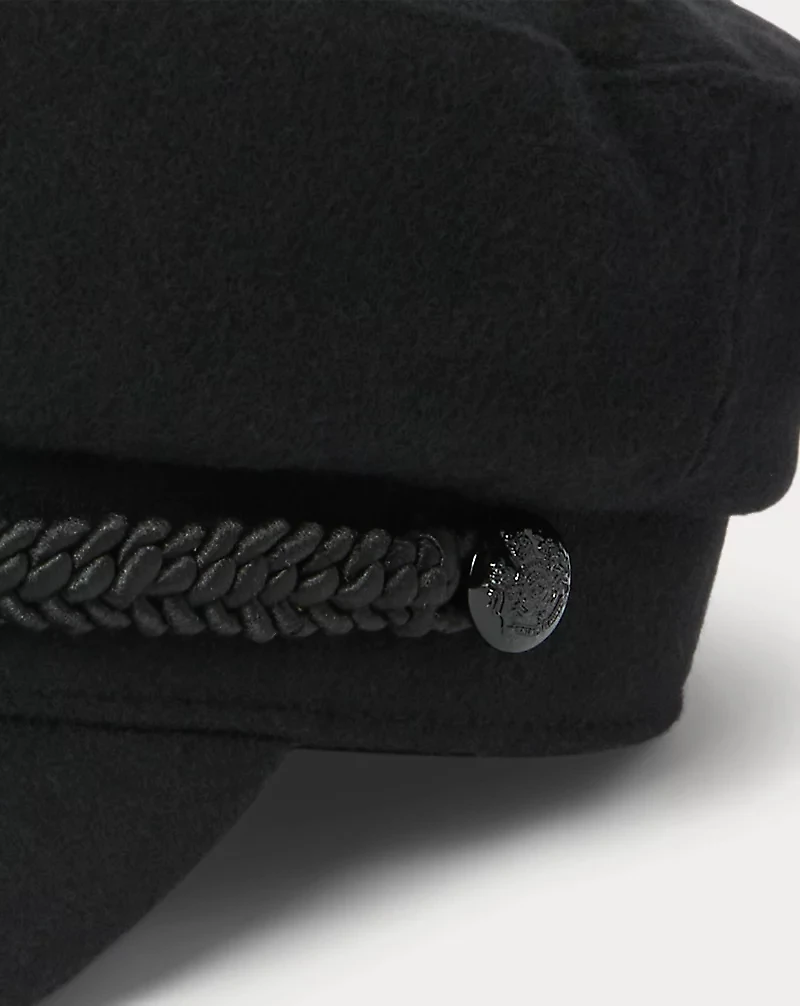 Wool-Blend Fisherman Cap