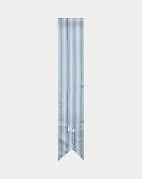 Striped Silk Scarf